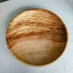 Jack Astbury - Curly Ash Hand Turned wooden Bowl - Primrose Gallery and Framing 