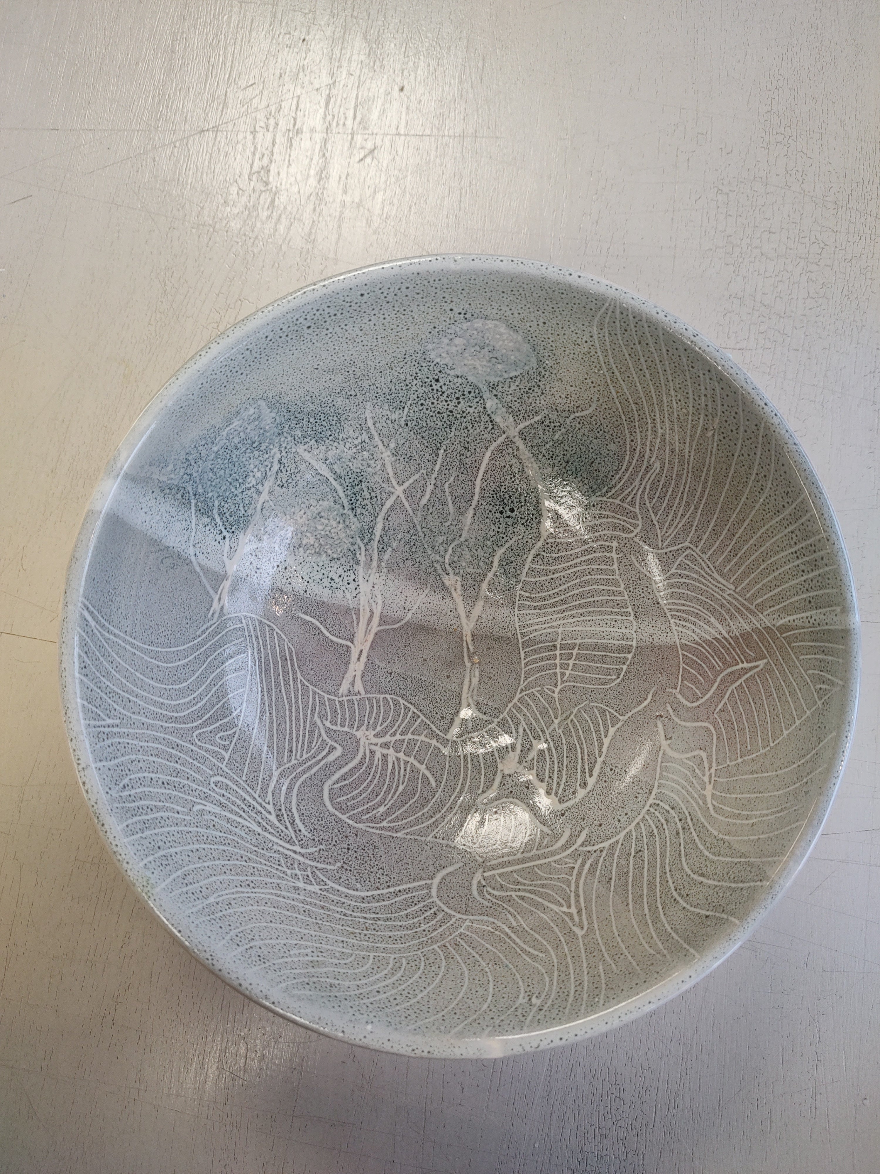 Rob Bibby- Serving Bowl, Ceramic Hand Made Bowl - Primrose Gallery and Framing 