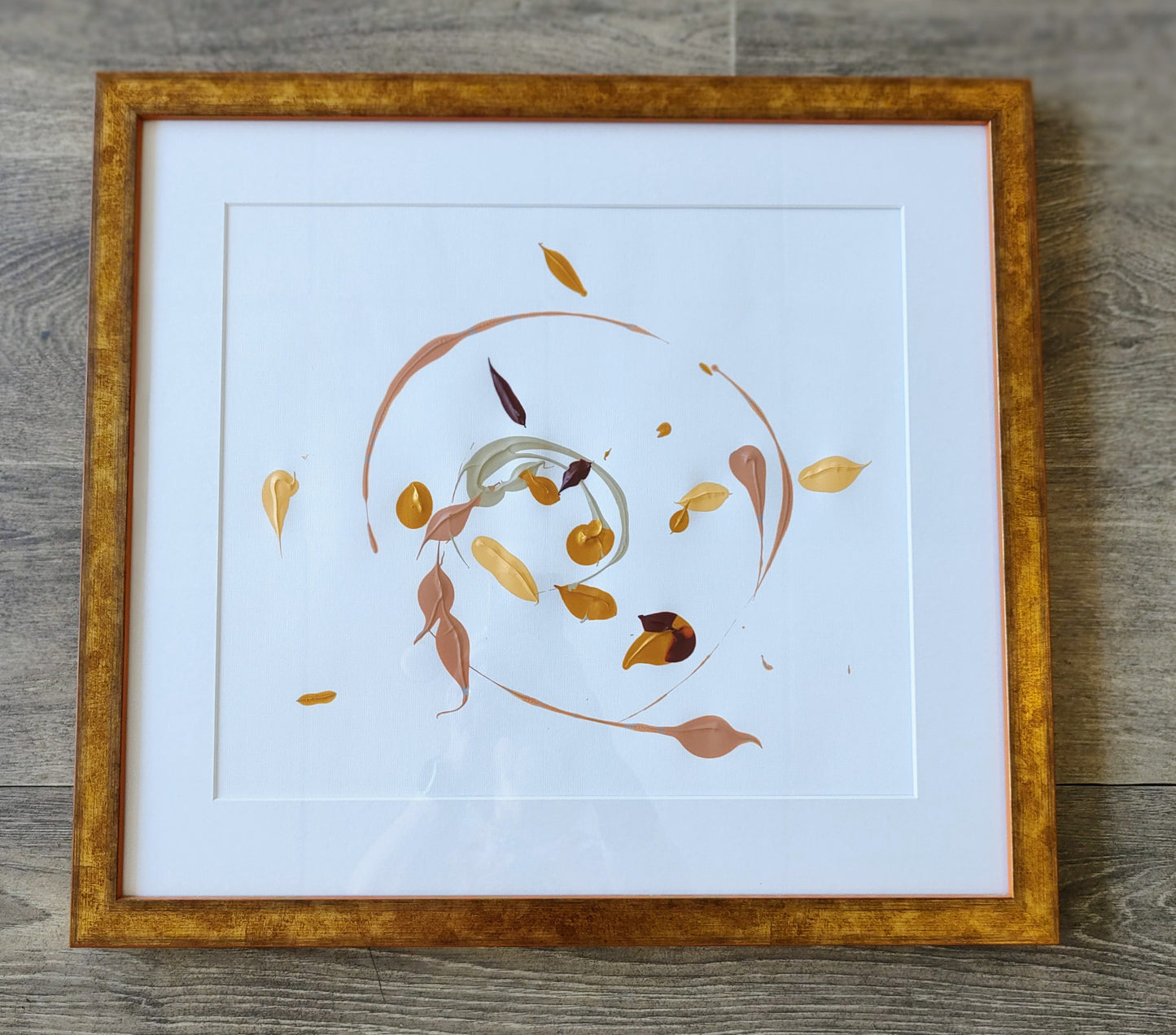 Priya Bhangoo - Autumn Before, Original Framed Acrylic on paper
