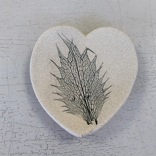 Dawn Isaac- Ceramic Nature Inspired Heart Trinket Dish, #1
