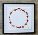 Priya Bhangoo - Seasons, Original Framed Acrylic on paper - Primrose Gallery and Framing 