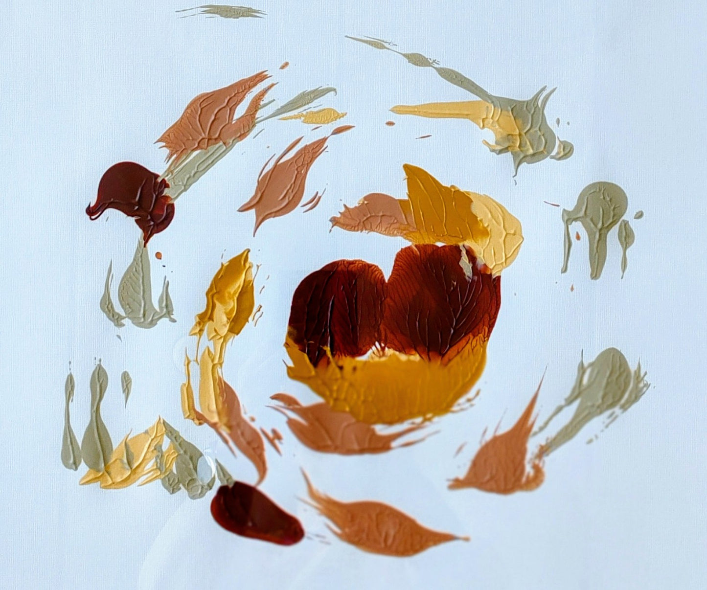 Priya Bhangoo - Autumn After, Original Framed Acrylic on paper