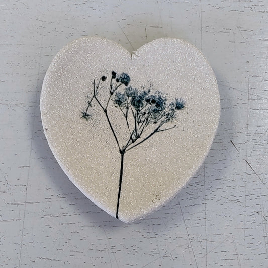 Dawn Isaac- Ceramic Nature Inspired Heart Trinket Dish, #3