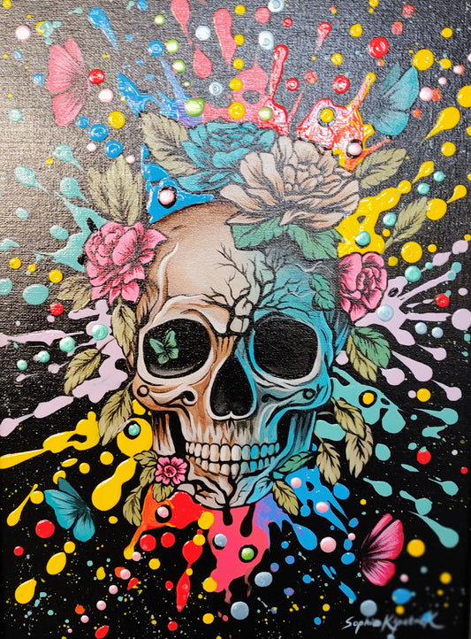 Sophie Bliss Kilpatrick- Out of the Dark, Framed Original Acrylic Painting