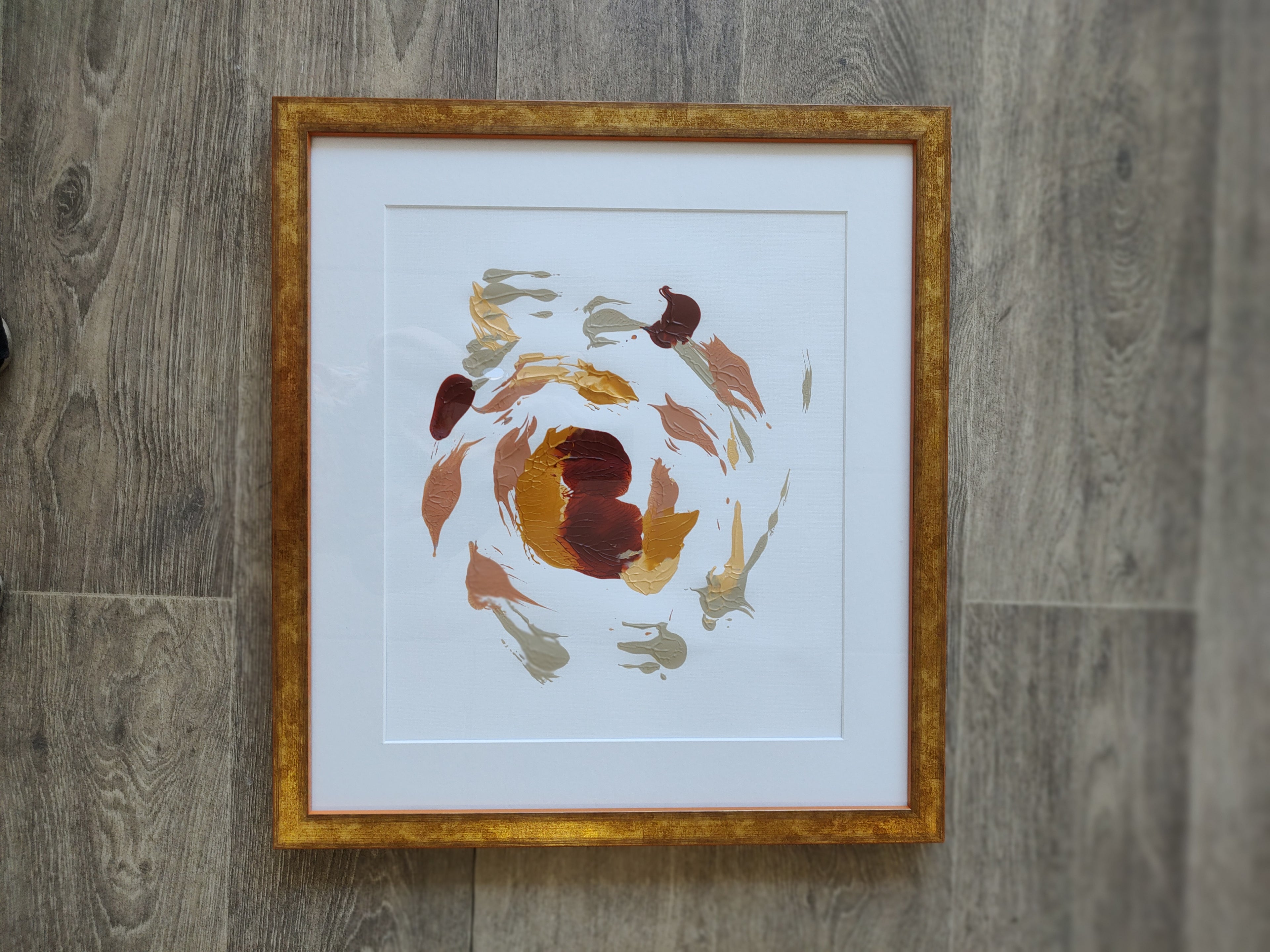 Priya Bhangoo - Autumn After, Original Framed Acrylic on paper - Primrose Gallery and Framing 