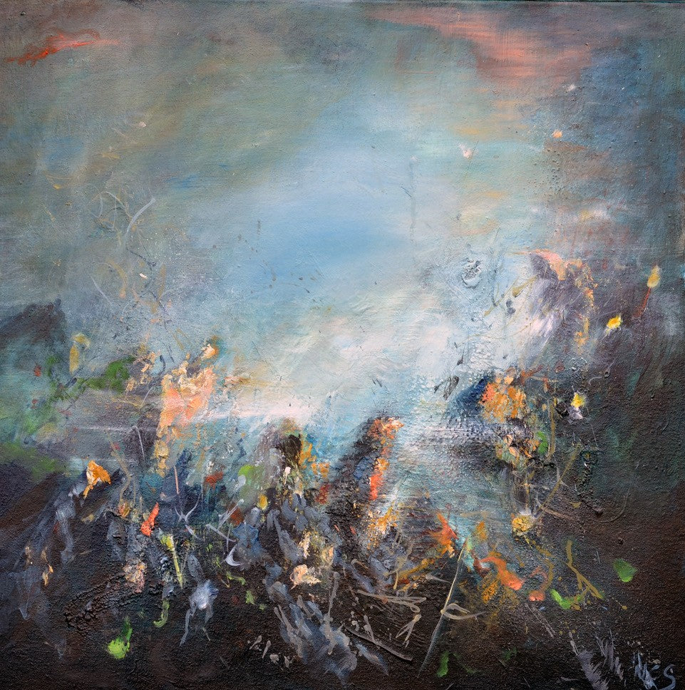 Nigel Smith - Amongst Ancient Stones (no.7) oil on canvas