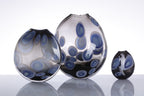 Allister Malcolm- Tondo Hand Blown Glass Vase,Small Twillight - Primrose Gallery and Framing 