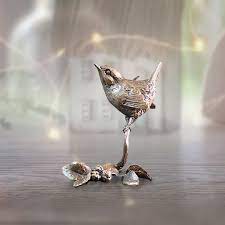 Richard Cooper- Minature Wren Bronze - Primrose Gallery and Framing 