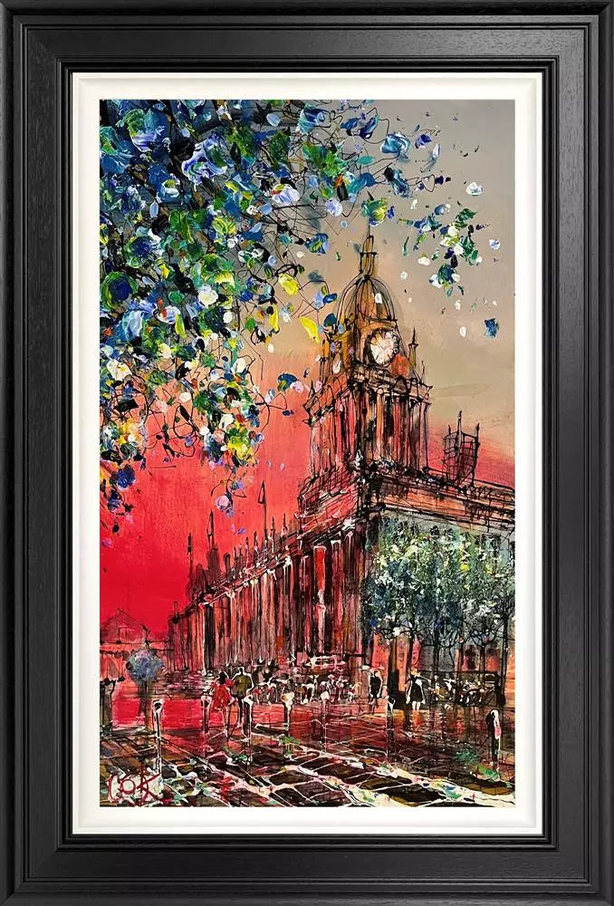 Nigel Cooke - The Town Hall, Original Mixed Media