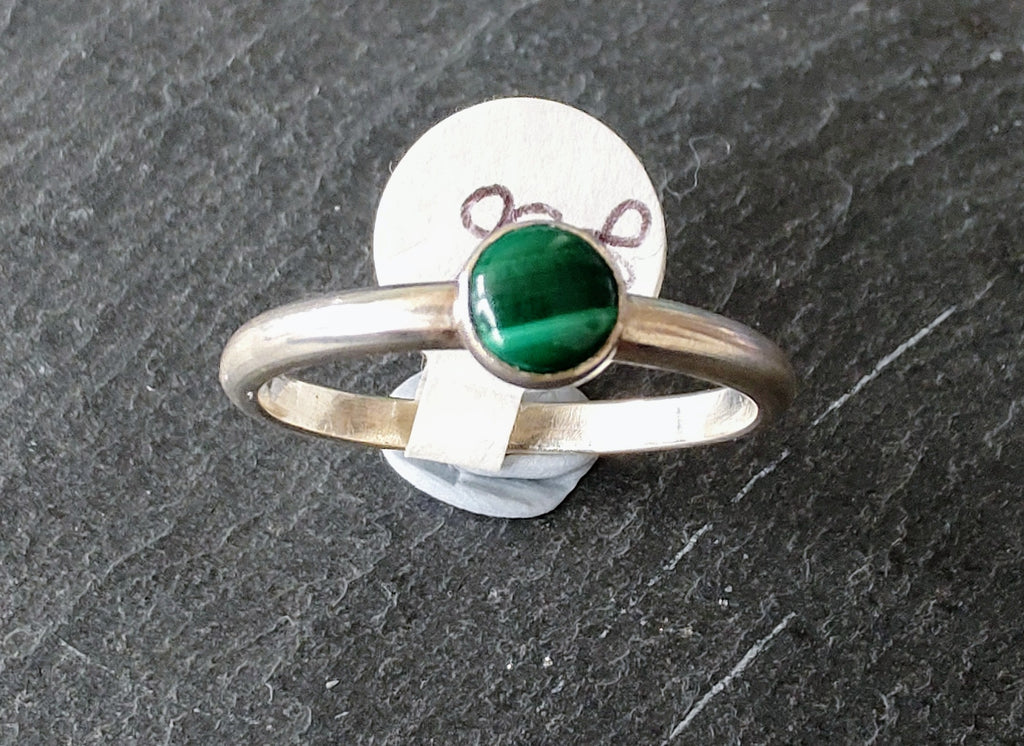 Zoe Ruth- Silver Gemstone Stacking Ring - Primrose Gallery and Framing 