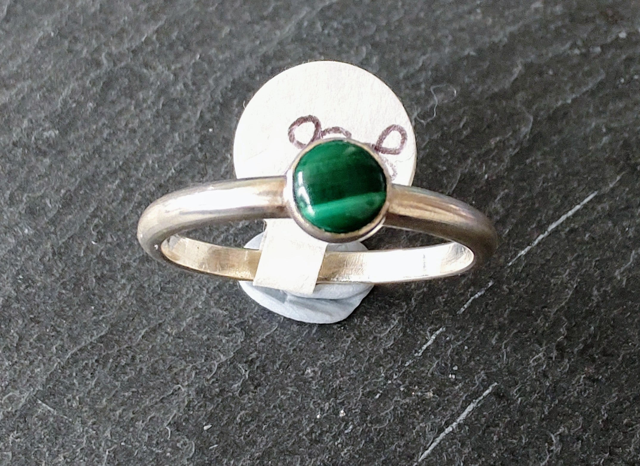 Zoe Ruth- Silver Gemstone Stacking Ring - Primrose Gallery and Framing 