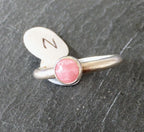 Zoe Ruth- Silver Gemstone Stacking Ring - Primrose Gallery and Framing 