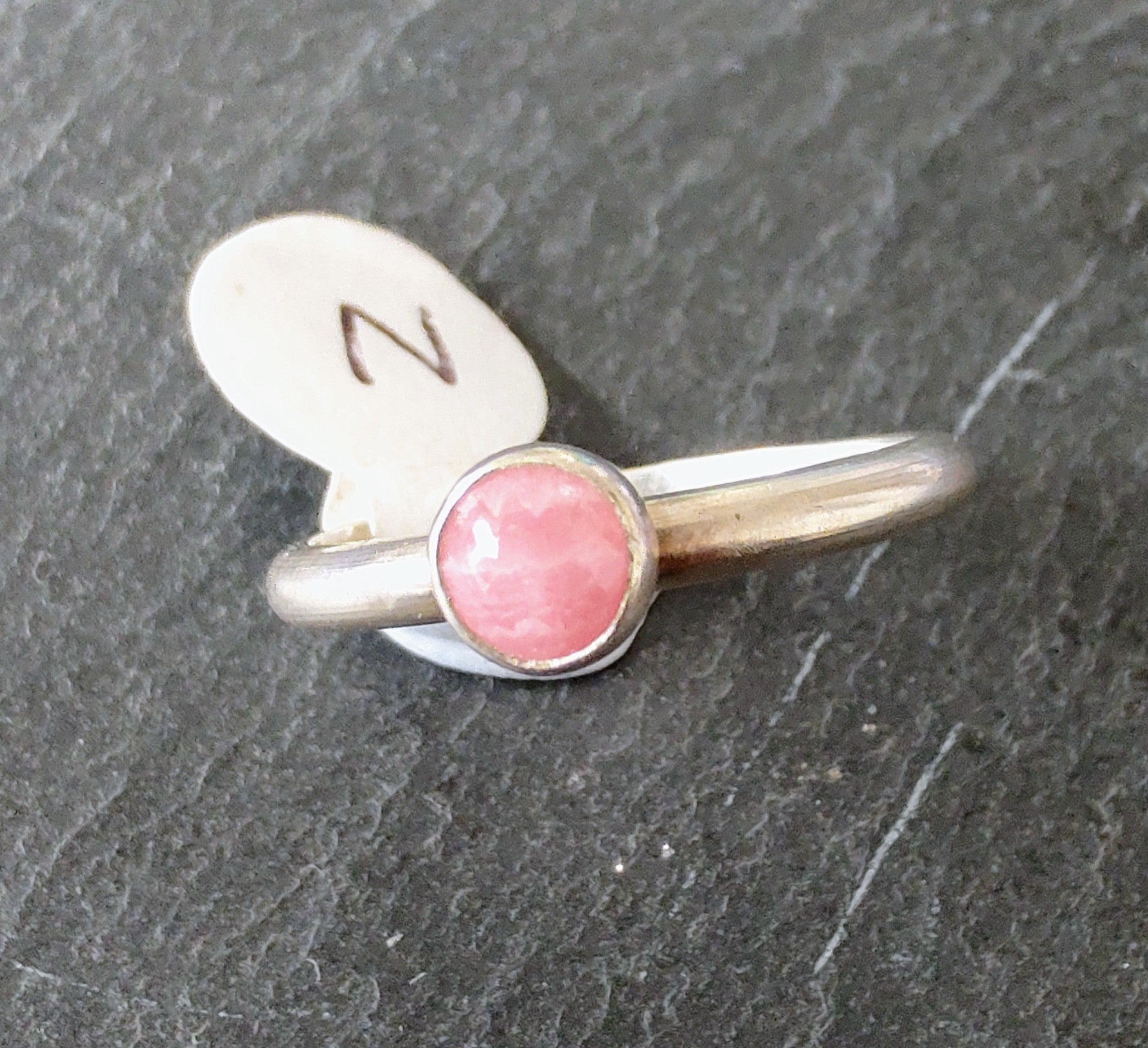 Zoe Ruth- Silver Gemstone Stacking Ring - Primrose Gallery and Framing 