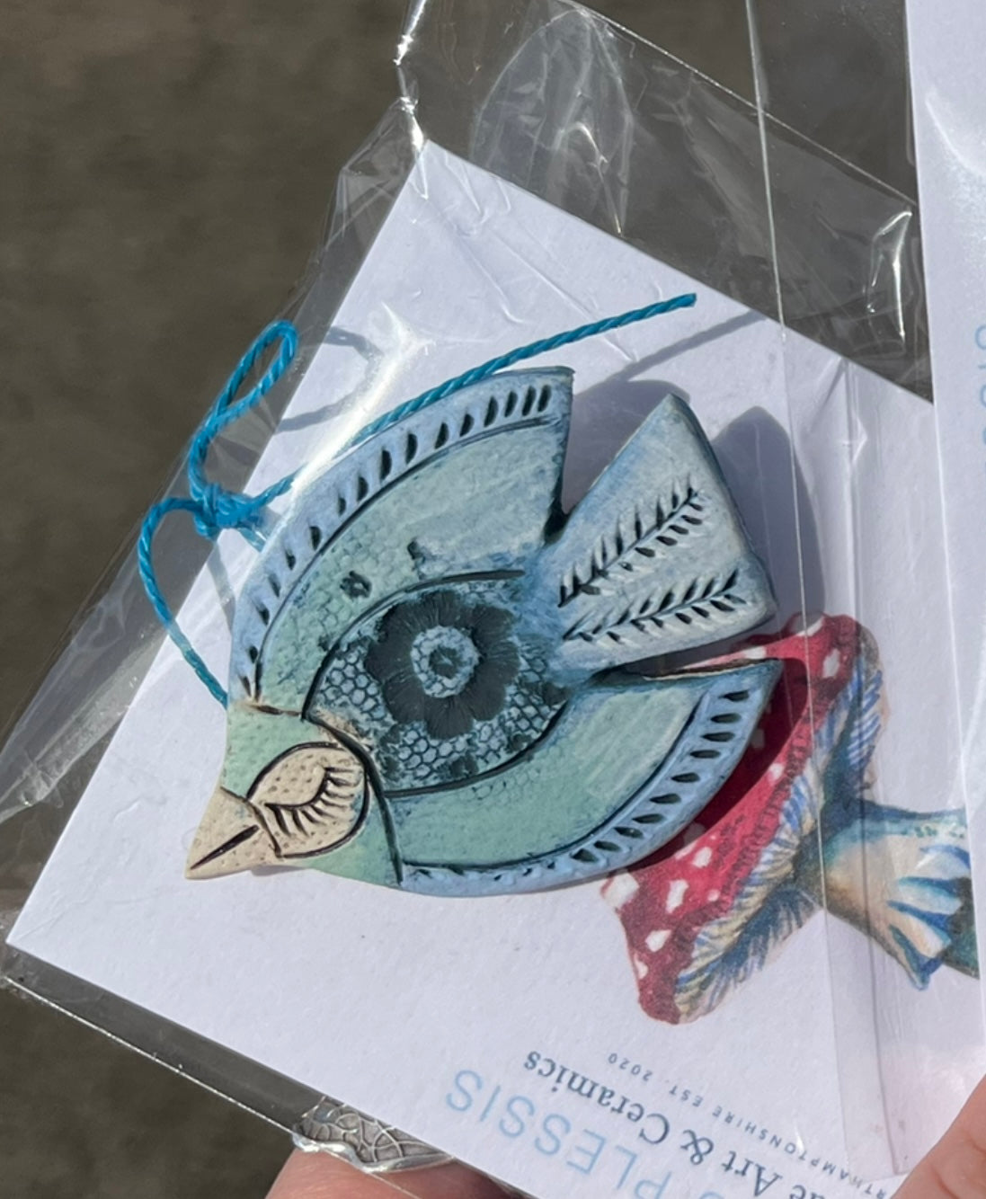 Marika Du Plessis- Handmade clothing pins- Fish - Primrose Gallery and Framing 