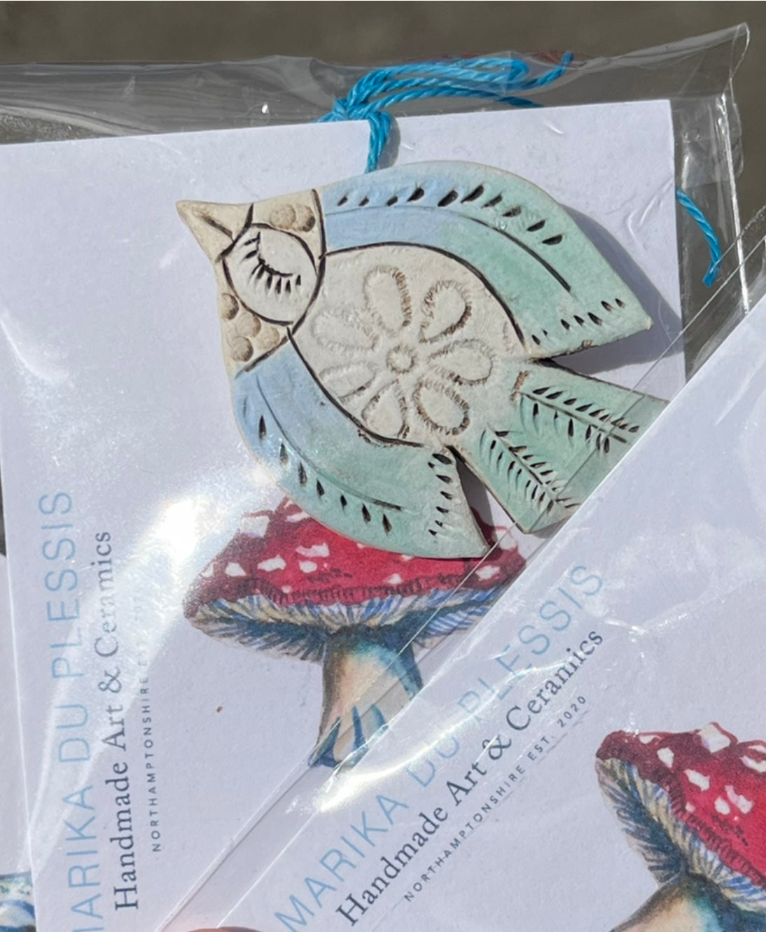 Marika Du Plessis- Handmade clothing pins- Fish - Primrose Gallery and Framing 