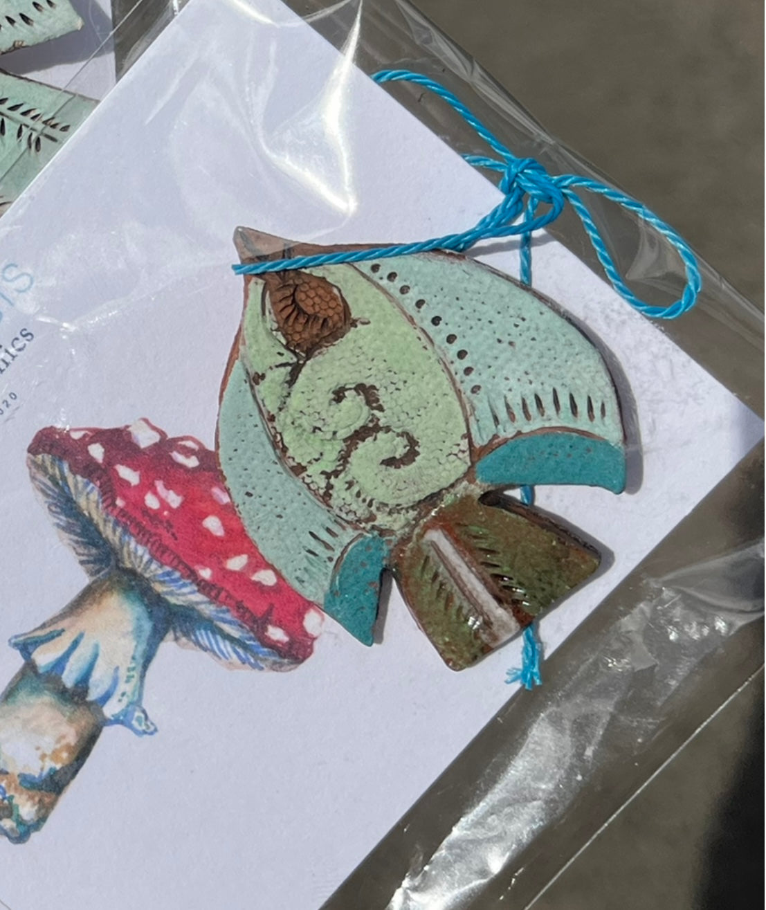 Marika Du Plessis- Handmade clothing pins- Fish - Primrose Gallery and Framing 