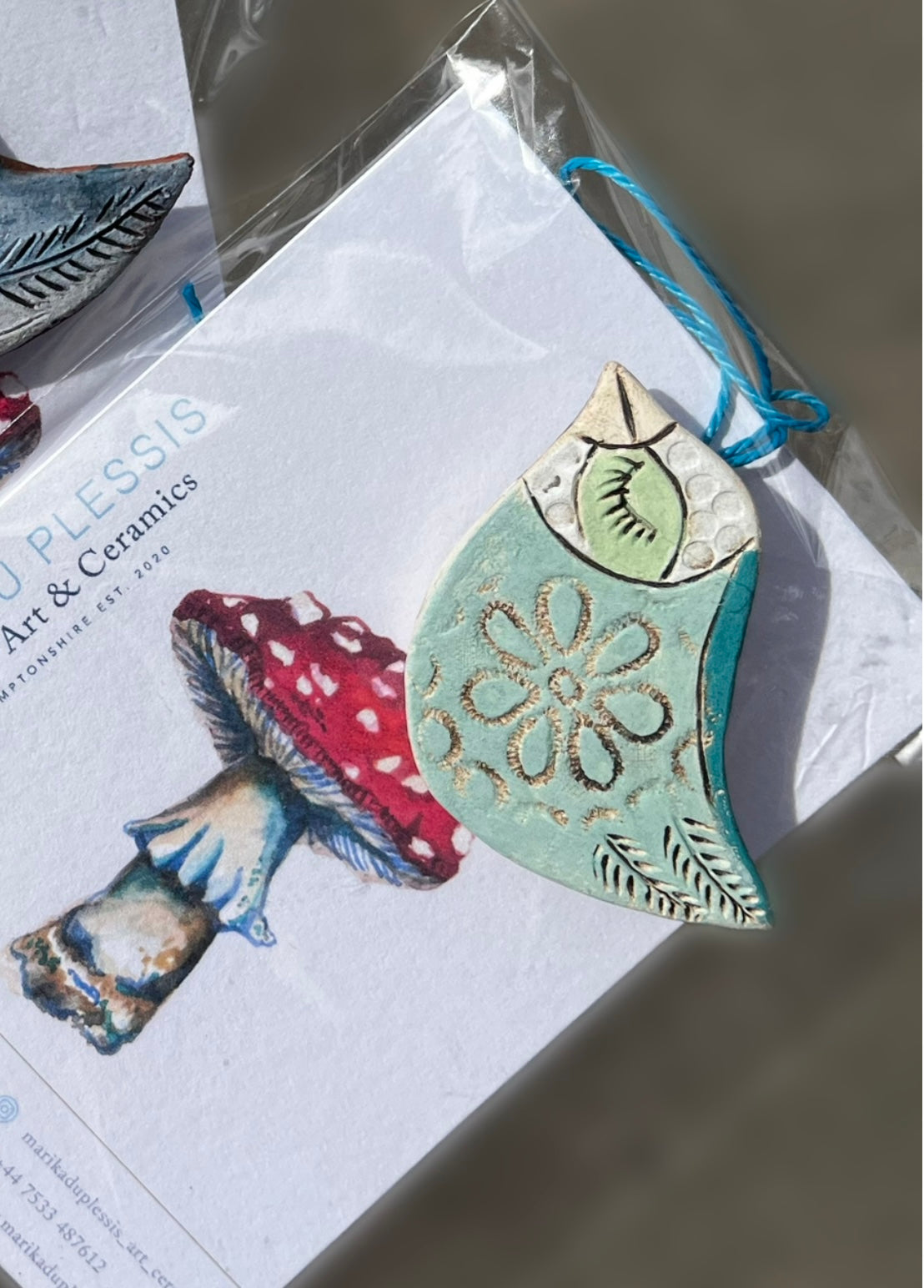 Marika Du Plessis- Handmade brooch- Birds