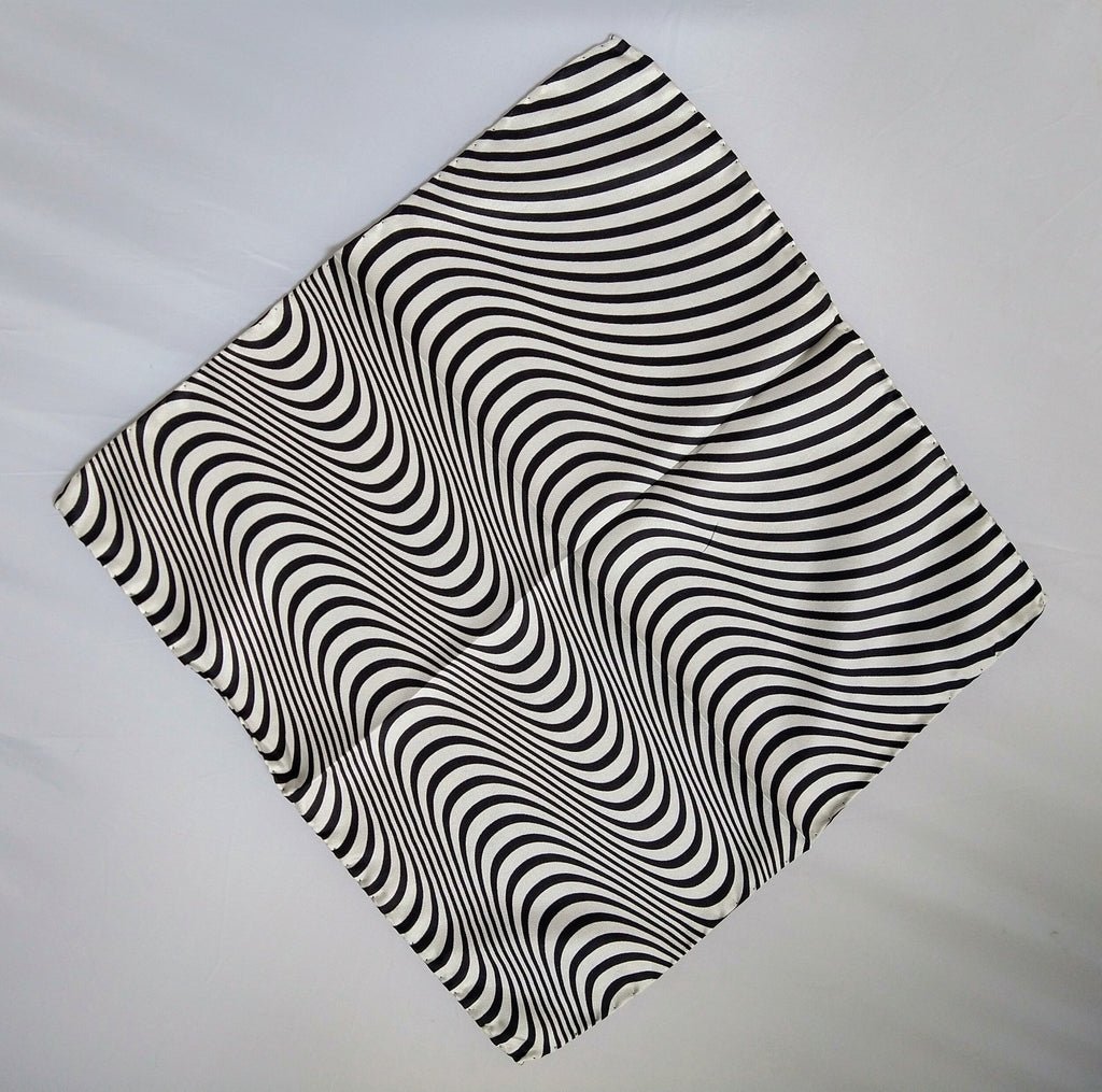 Allison Wiffen- Pure Silk Pocket Square - Primrose Gallery and Framing 
