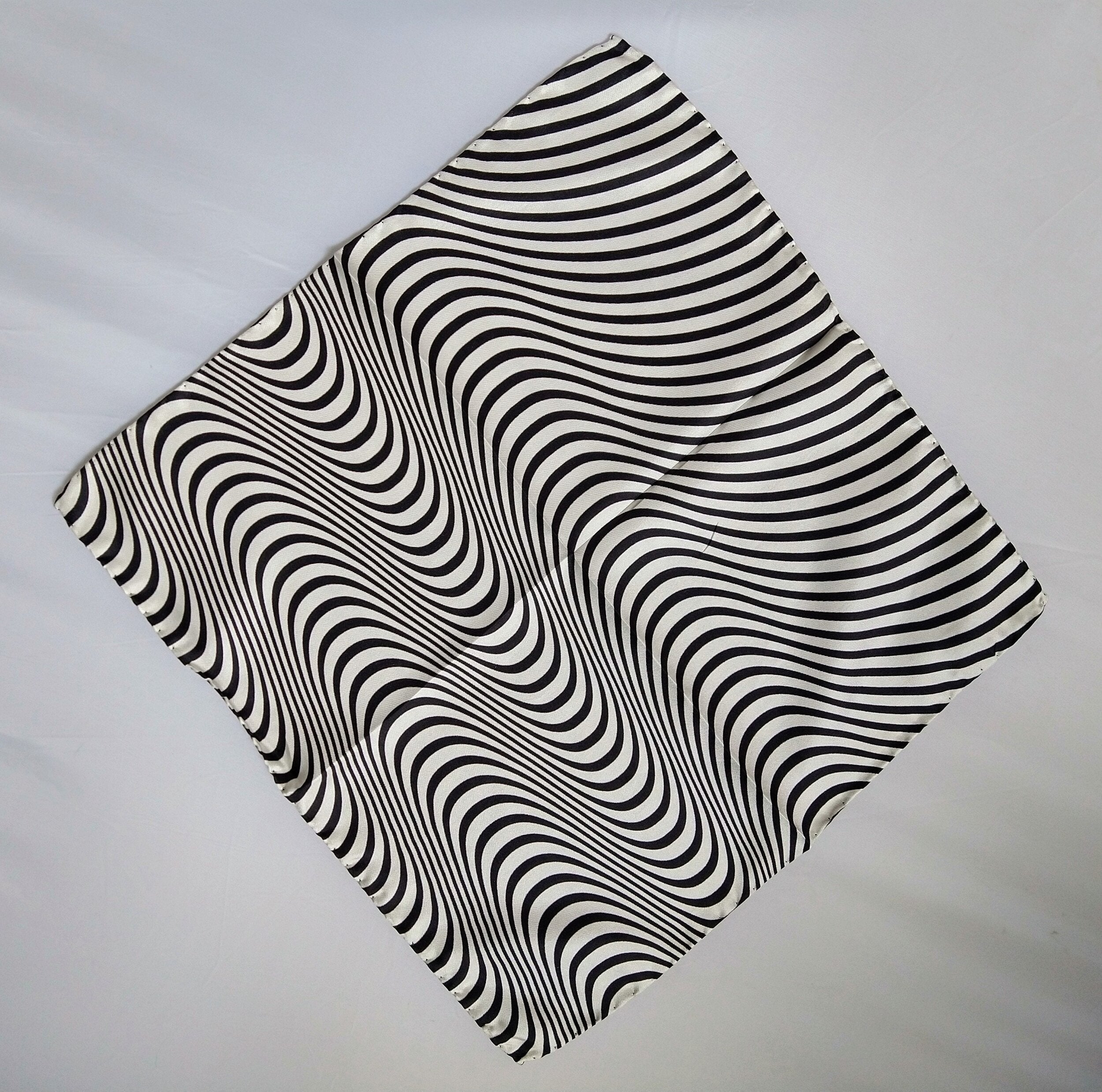 Allison Wiffen- Pure Silk Pocket Square - Primrose Gallery and Framing 