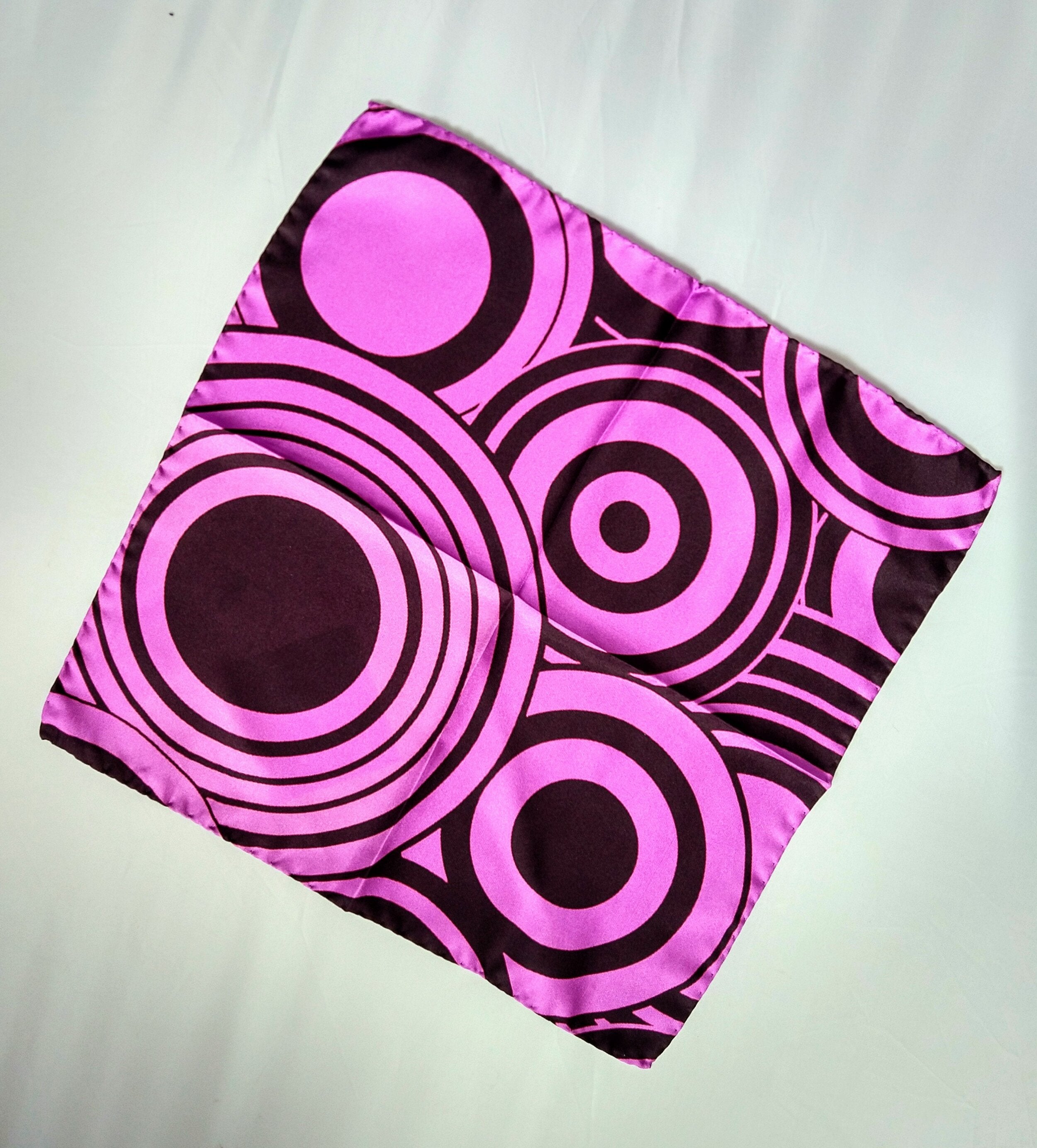 Allison Wiffen- Pure Silk Pocket Square - Primrose Gallery and Framing 