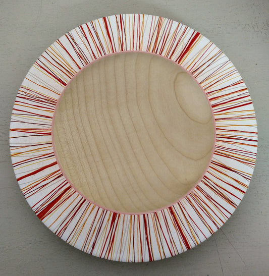Andy Harris- Turned Wooden Platter, Sunburst