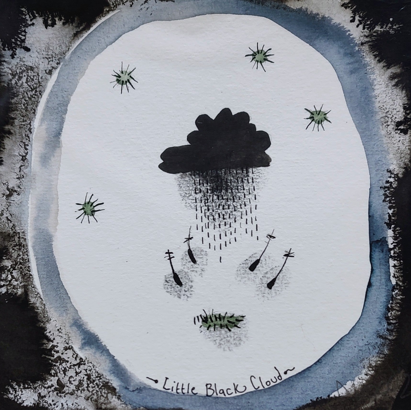 Pauline Wood- Little Black Cloud - Primrose Gallery and Framing 