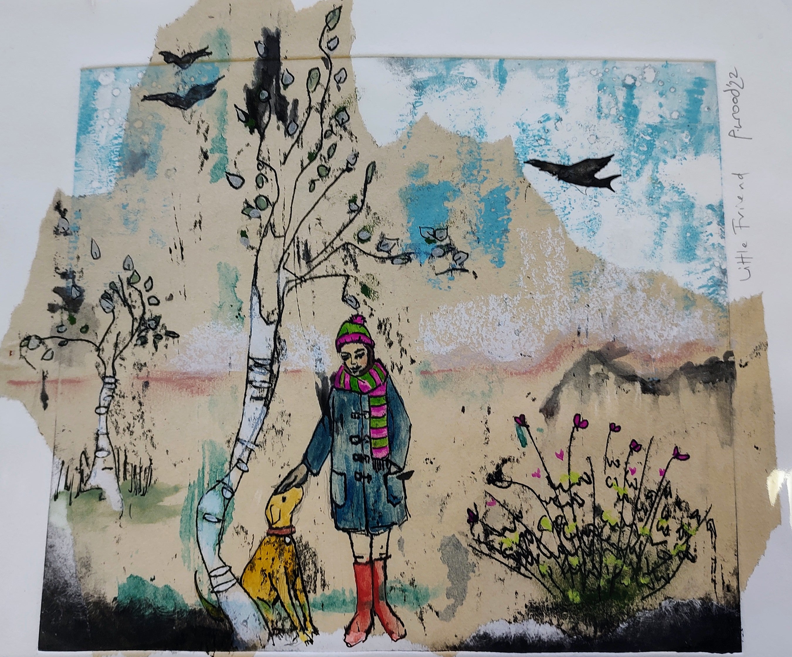 Pauline Wood- Little Friend - Primrose Gallery and Framing 