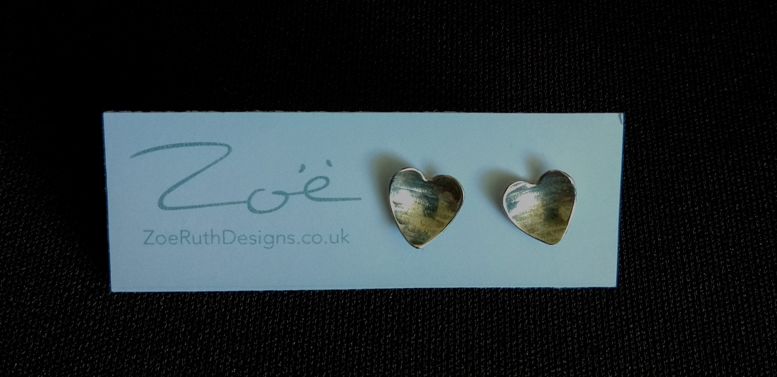 Zoe Ruth- Heart Studs - Primrose Gallery