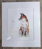 Anne Gilbert- Fox and Fly, Limited Edition Print - Primrose Gallery and Framing 