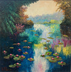 ‘Water Lillies’ - Primrose Gallery and Framing 