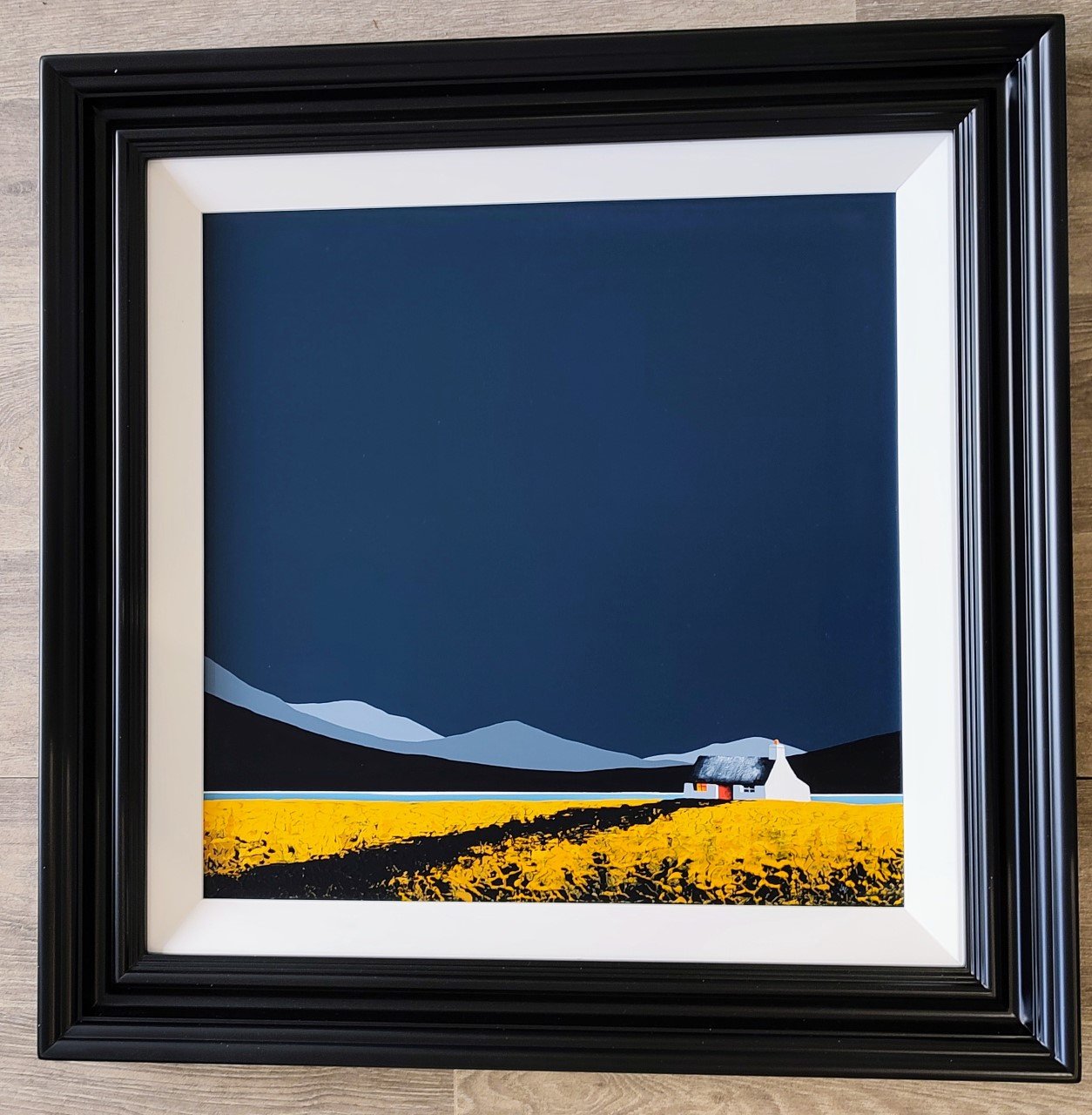 Jay Nottingham- Cornfield Cottage, Modern Welsh Art - Primrose Gallery and Framing 