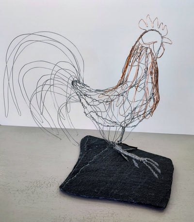 Laura Partington- Running Cockerel - Primrose Gallery and Framing 