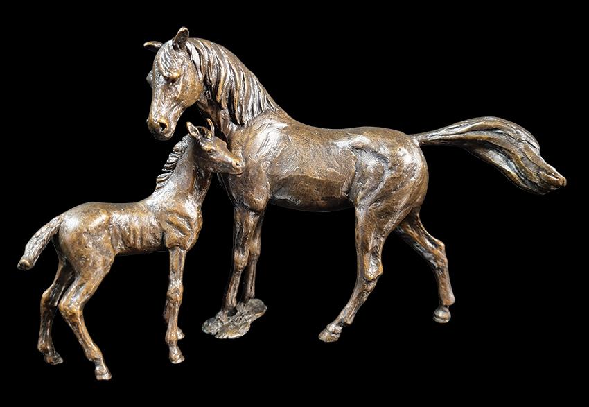 Richard Cooper- Horse and Foal - Primrose Gallery and Framing 