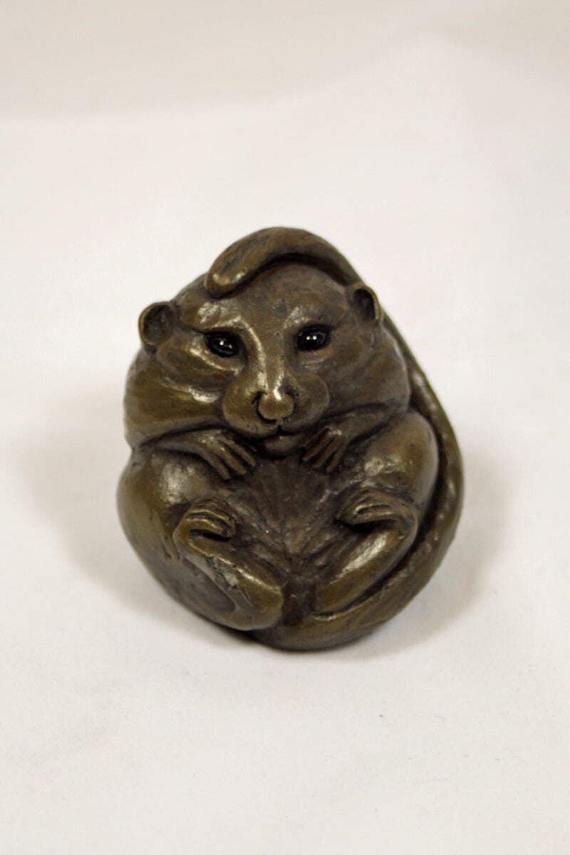 Pippa Hill- Resin Bronze Dormouse