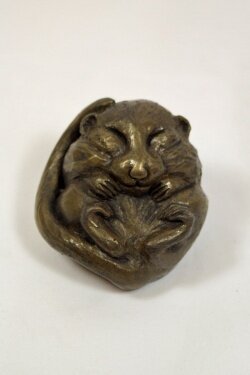 Pippa Hill- Resin Bronze Dormouse - Primrose Gallery and Framing 