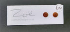 Zoe Ruth- Copper Disc Studs - Primrose Gallery