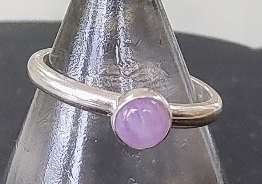Zoe Ruth- Silver Gemstone Stacking Ring - Primrose Gallery and Framing 