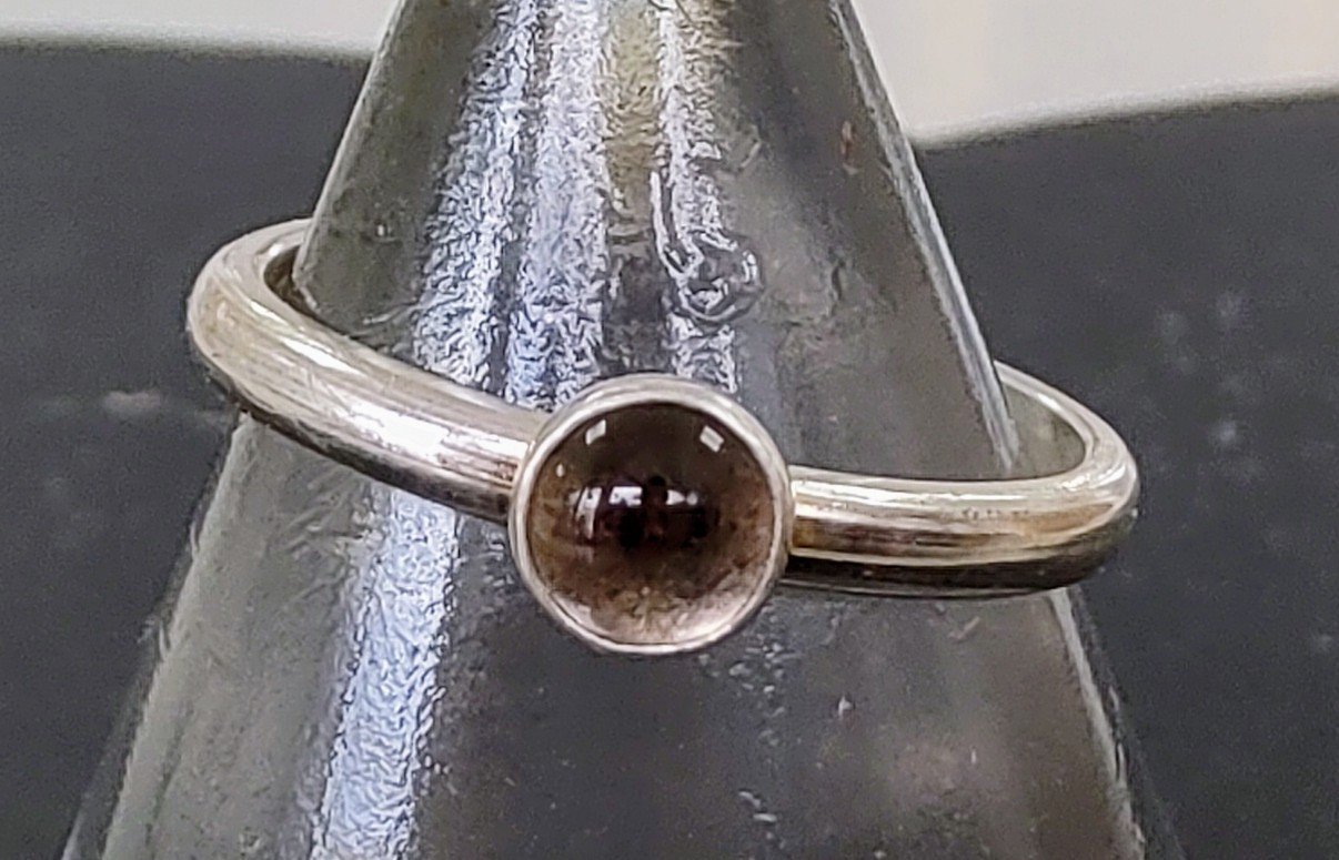 Zoe Ruth- Silver Gemstone Stacking Ring - Primrose Gallery and Framing 