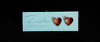 Zoe Ruth- Heart Studs - Primrose Gallery